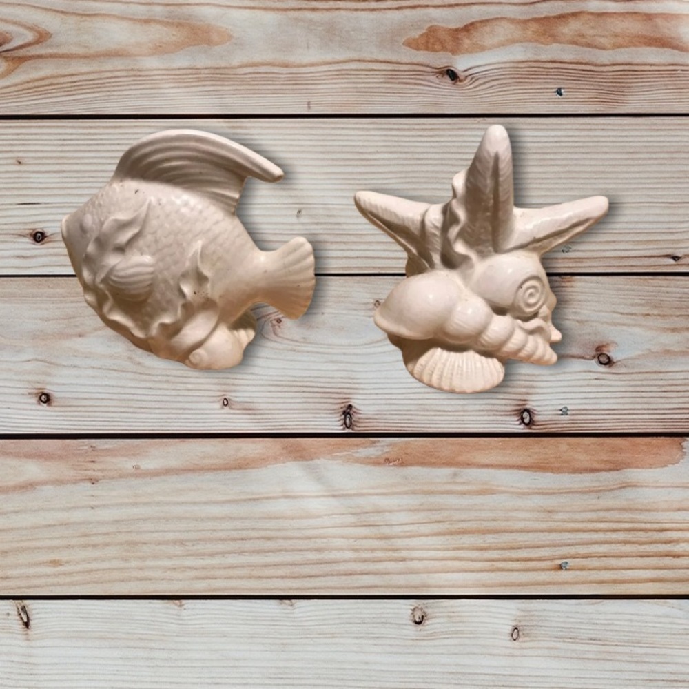 Fitz and Floyd Cape Coral Collection salt&pepper - Picture 9 of 11